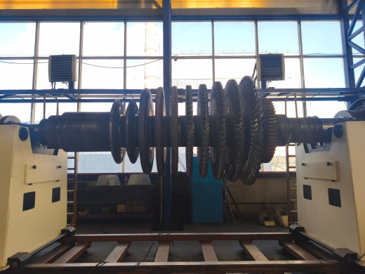 Производственная площадка по ремонту паровых турбин